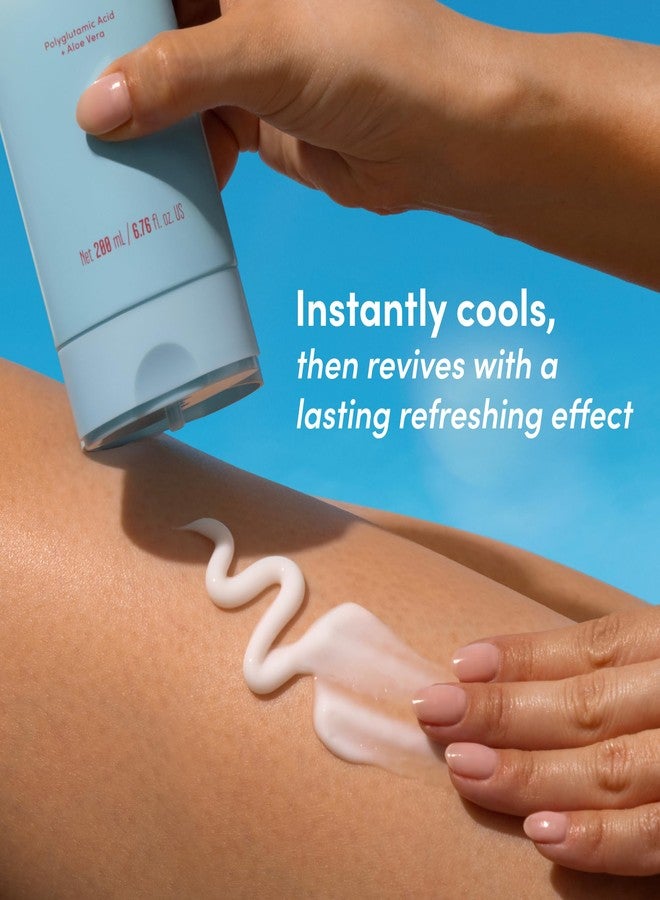 Coco & Eve Firming & Cooling Body Gel Lotion — Aftersun Care with Aloe Vera, Polyglutamic Acid for Sunburn Relief, Hydration & Skin Recovery. Soothing Moisturiser for Sun-irritated Skin. (6.76 fl oz) - Image 5